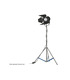 Cinema Light Stand 3.00 m Stainless Steel - In use