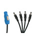1 to 4 Power Cable Extension & Splitter - 5m
