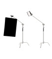 Gobo Arm 100 cm for C-Stand - In use